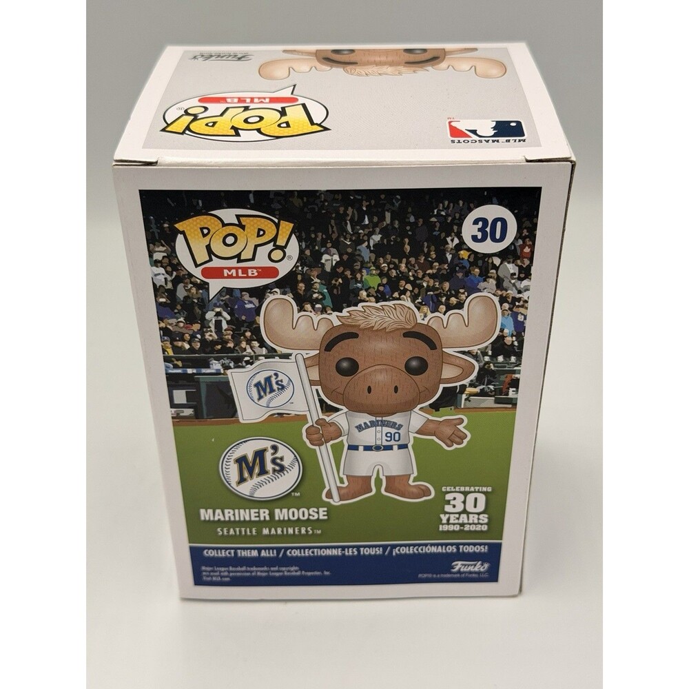 Funko Pop MLB Mariner Moose #30 White Uniform T-Mobile Park Exclusive Mariners - Picture 4 of 7